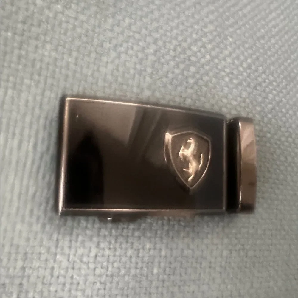 Scuderia Ferrari Black Men’s Belt Buckle